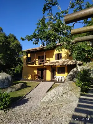 O edifício onde a casa de férias está situado