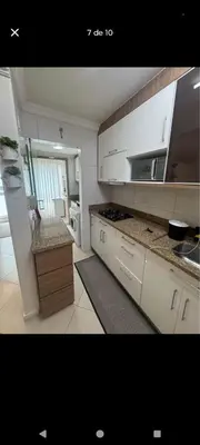 A cozinha ou kitchenette de Suíte na rua da praia