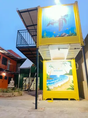 O edifício onde o aparthotel está situado
