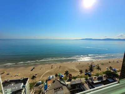 A planta de Cobertura Duplex 4 Suítes Alto Padrão, Frente Mar
