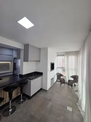 A cozinha ou kitchenette de Apartamento Itapema Caravan