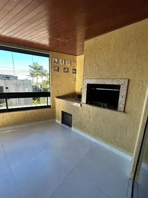 A planta de Lindo Apartamento com vista mar em bombas