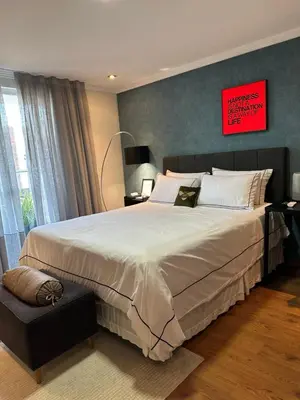 A planta de Quarto estilo loft