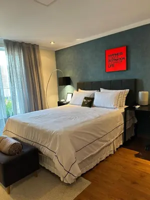 A planta de Quarto estilo loft
