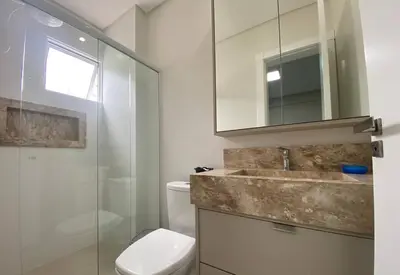 Uma casa de banho em Apartamento Novo a 120 Metros da Praia do Mariscal
