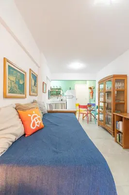 A planta de Com terraço 250m da Praia de BC