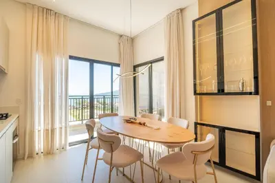A planta de Cobertura 2 suítes, piscina e academia no prédio