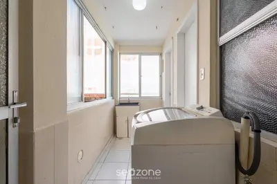 Uma cama ou camas num quarto em Apto no Centro de Itapema, a 200m do Mar EBM0122