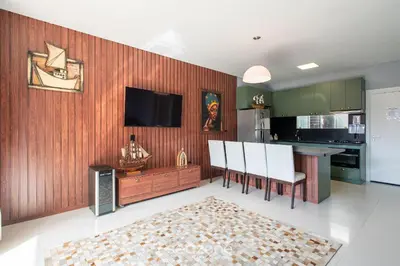 A planta de Duplex com vista mar deslumbrante RAT002