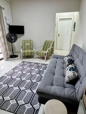Uma área de estar em Casa Completa litoral SC com 4 qtos com ar condicionado e Aceita Pets