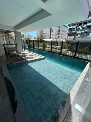 A piscina em ou perto de Apartamento Praia de Palmas Governador Celso Ramos SC - 300mts do mar