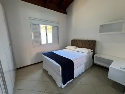 Uma cama ou camas num quarto em Casa Carnaúba - com piscina a 150m da praia Mariscal