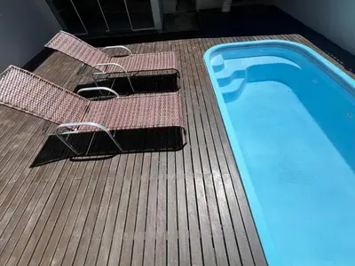 A piscina em ou perto de Casa Carnaúba - com piscina a 150m da praia Mariscal