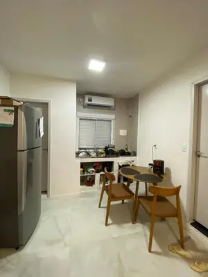 A cozinha ou kitchenette de Studio para Descansar no Réveillon