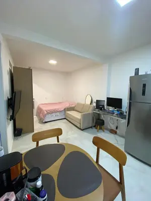 A cozinha ou kitchenette de Studio para Descansar no Réveillon