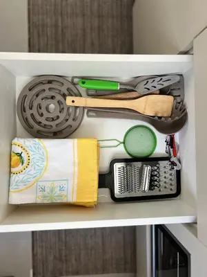 A planta de Lindo! Apartamento na Praia de Palmas - CI03J