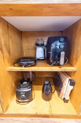 A cozinha ou kitchenette de Refúgio Casa Container Aroeira