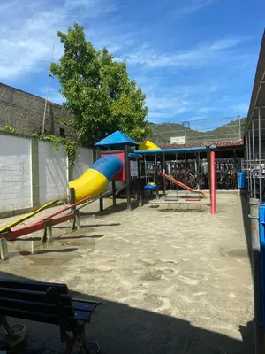 A área de jogos para crianças em Lindo apartamento em Balneário Camboriú próximo as praias