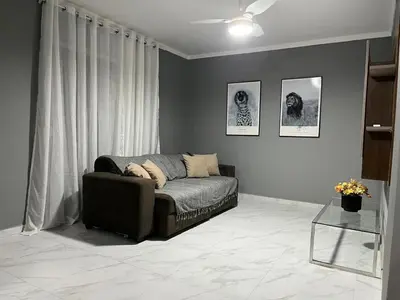 Uma cama ou camas num quarto em Casa de Ferias na praia do Estaleirinho