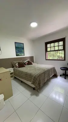 A planta de Casa de Praia - 4 quartos Centro