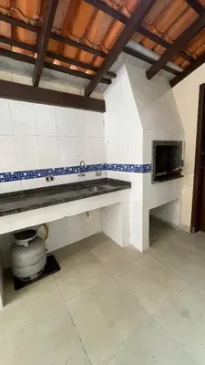 A planta de Casa de Praia - 4 quartos Centro