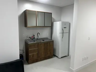 A cozinha ou kitchenette de Apartamento novo e exclusivo no Austin 179 em Itapema