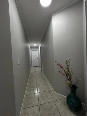 A planta de Apartamento a 60m da praia com ar-condicionado