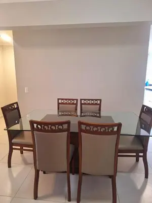 Uma área de estar em APARTAMENTO, PRAIA DE Bombas,Bombinhas, sc