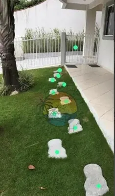Um jardim no exterior de Villa Real Residential Area