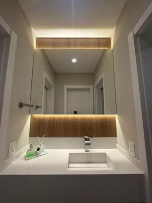 Uma casa de banho em Apto espaçoso Praia de Bombas