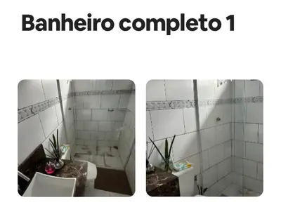 Uma casa de banho em House for family