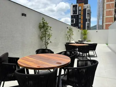 A planta de Vista Mar - Suíte, Cozinha Completa, Até 4 pessoas
