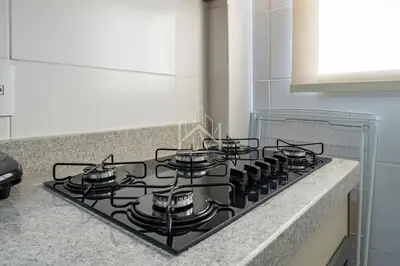 A cozinha ou kitchenette de Cobertura 07 Antares Bombinhas