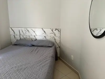 A planta de Ap Amplo 160m da Praia, 3 Quartos, Churrasqueira