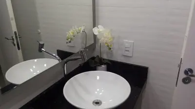 Uma casa de banho em Apartamento Eco Village Park