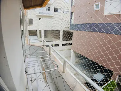 Uma varanda ou terraço em Apto com 3 quartos na praia do Mariscal Bombinhas