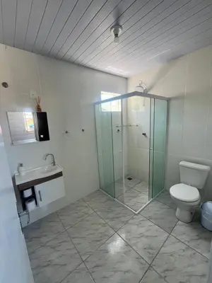 Uma casa de banho em Casa de temporada em Bombinhas - SC