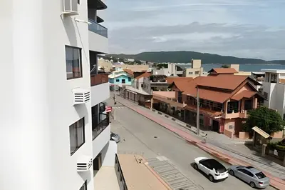 A planta de Ed Baia Azul com vista para todo o mar