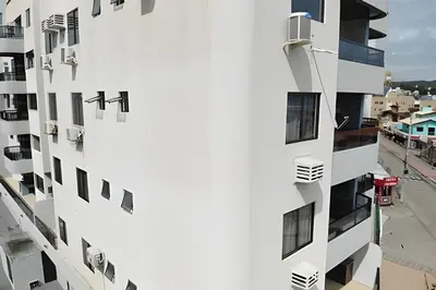 A planta de Ed Baia Azul com vista para todo o mar