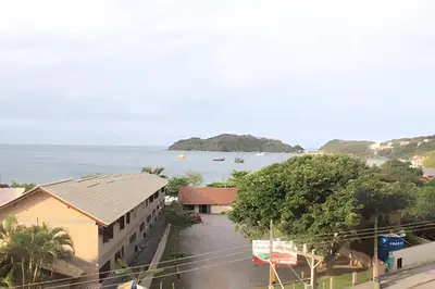 A planta de Ed Baia Azul com vista para todo o mar