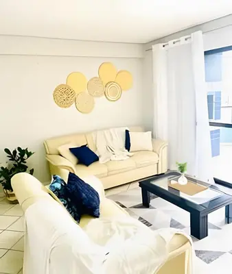 A planta de Ed Baia Azul com vista para todo o mar