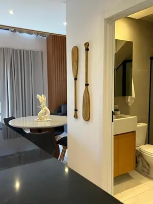 Uma casa de banho em Village