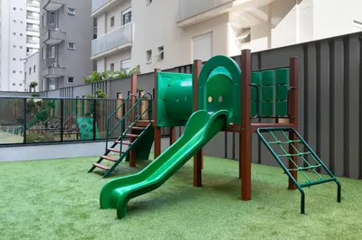 A área de jogos para crianças em JD Village