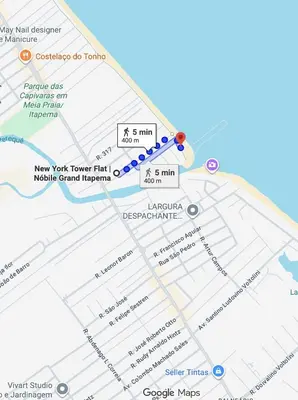 A planta de Flat 906 - 200m da Praia, Restaurantes e Hard Rock Café