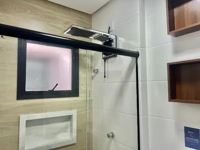 Uma casa de banho em Perfeito! Apto na Praia de Palmas - DY01J