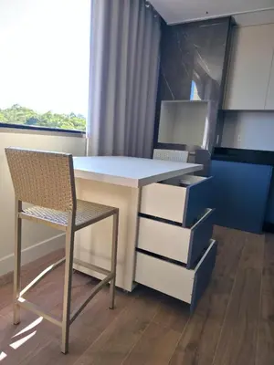 A planta de Apartamento Vista Mar, com Piscina Aquecida e Jacuzzi