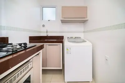 A cozinha ou kitchenette de Cobertura Duplex - Bombinhas