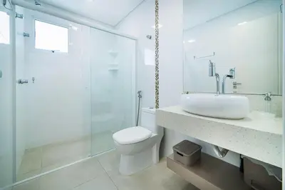 Uma casa de banho em Cobertura Duplex - Bombinhas