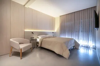 Uma cama ou camas num quarto em Brisas do Sul 202 - Praia do Mariscal