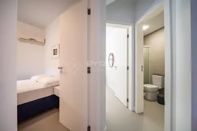 Uma casa de banho em Apartamento na Praia de Bombas com Vista Mar Viva Suas Férias dos Sonhos!